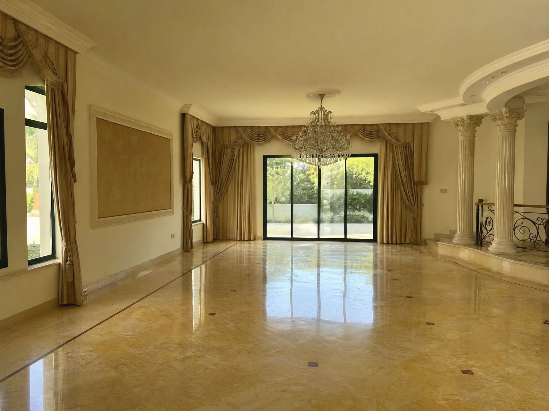Villa formal lounge as found