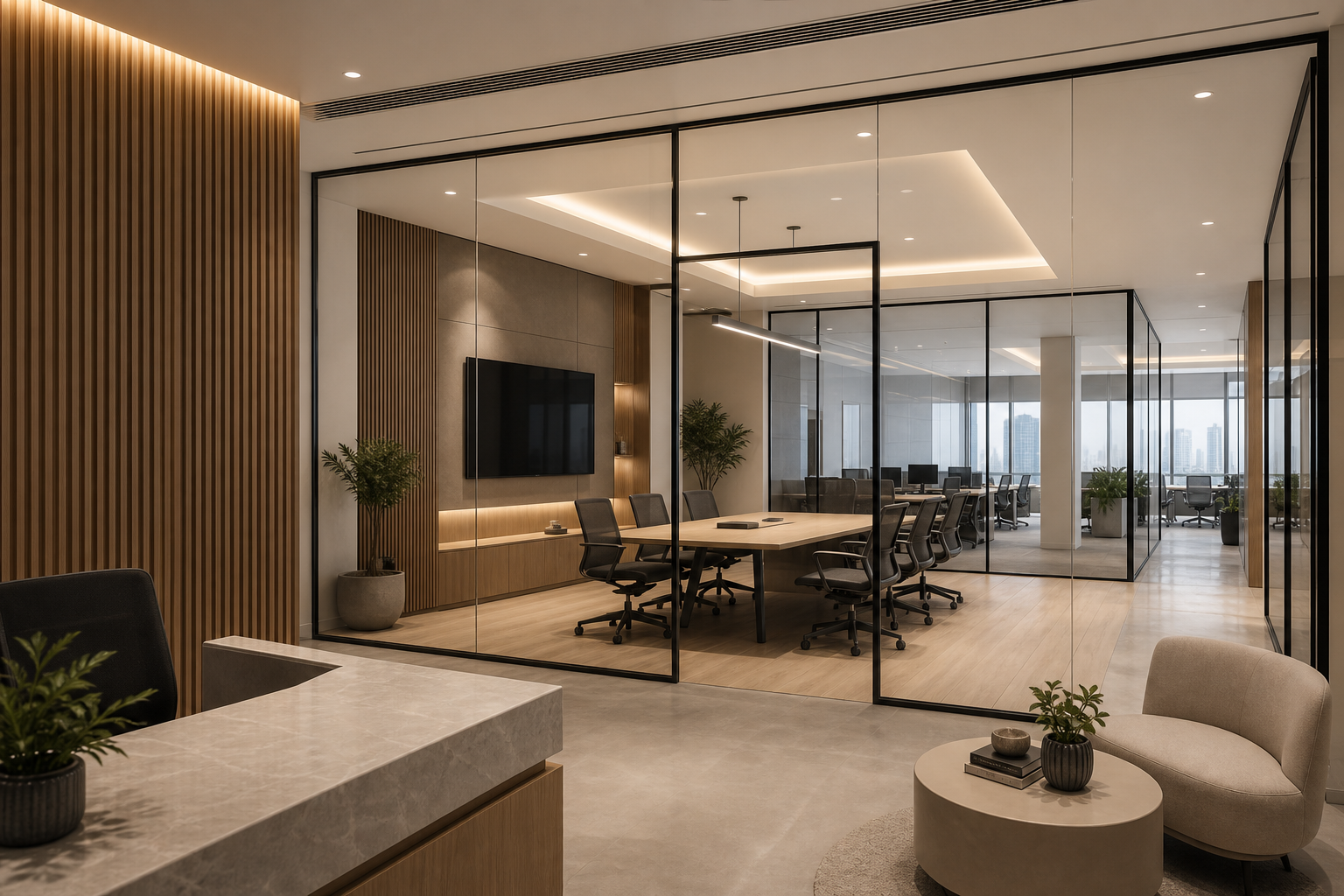 Office fit-out detail